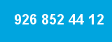 926 852 44 12 926 852 44 12